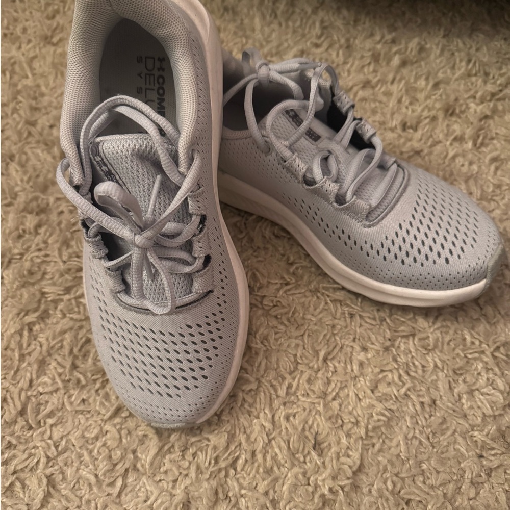 Under Armour Gray Sneakers with Cushioned Sole and Breathable Design